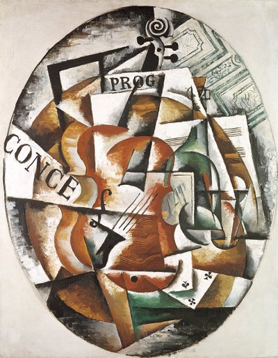 Violin, 1915 by Lyubov Sergeevna Popova